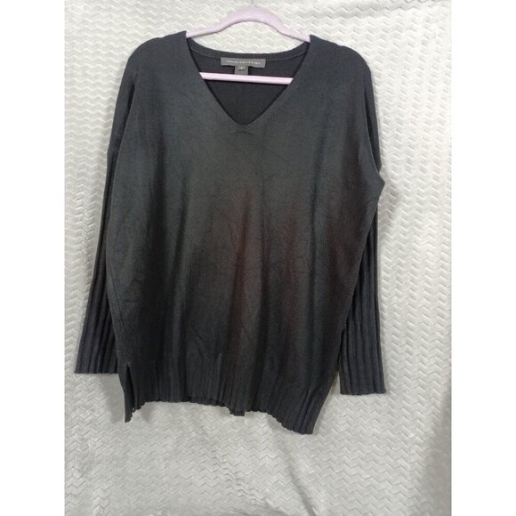 FRENCH CONNECTION ~ V-Neck Tunic Sweater - Black - Small - Picture 6 of 8